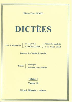 Pierre-Yves Level: Dictees Pour La Prep. au Capes Vol. 1(Et A L'Agregation)