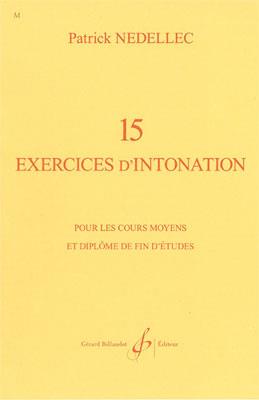 Patrick Nedellec: 15 Exercices D'Intonation