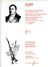 Klose: A La Portee Du Jeune Clarinettiste 1