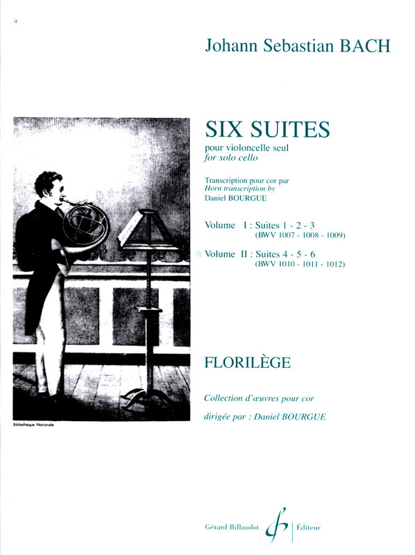 Bach: Six Suites Volume 2 - Suites 4.5.6.