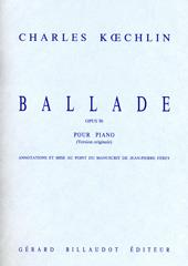 C. Koechlin: Ballade, Opus 50