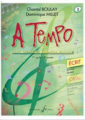 Chantal Boulay: A Tempo - Partie Ecrite - Volume 3