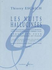 Thierry Escaich: Les Nuits Hallucinees Reduction Mezzo(Soprano Et Piano)