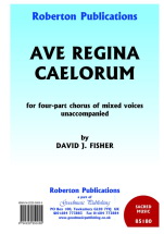 David J. Fisher: Ave Regina Caelorum (SATB)