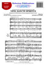 Antonin Tucapsky: Veni Sancte Spiritus (SATB)