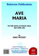 Knut Nystedt: Ave MariaMixed Choir [SATB] and Violin)
