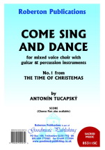 Antonin Tucapsky: Come Sing and Dance (SATB)
