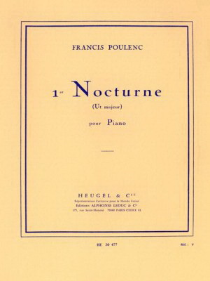 Francis Poulenc: Nocturne N0 1 En Ut Majeur
