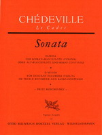 Chedeville: Sonata fuer Sopranblockflöte (Violine) oder Alt-Blockflöte und Basso continuo D-moll