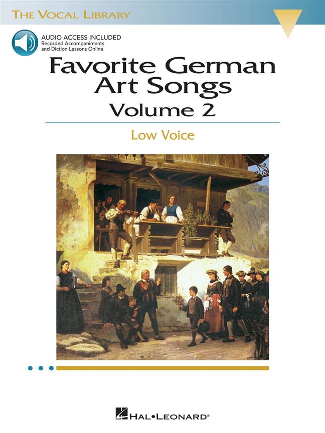 Favorite German Art Songs - Volume 2(The Vocal Library Low Voice)