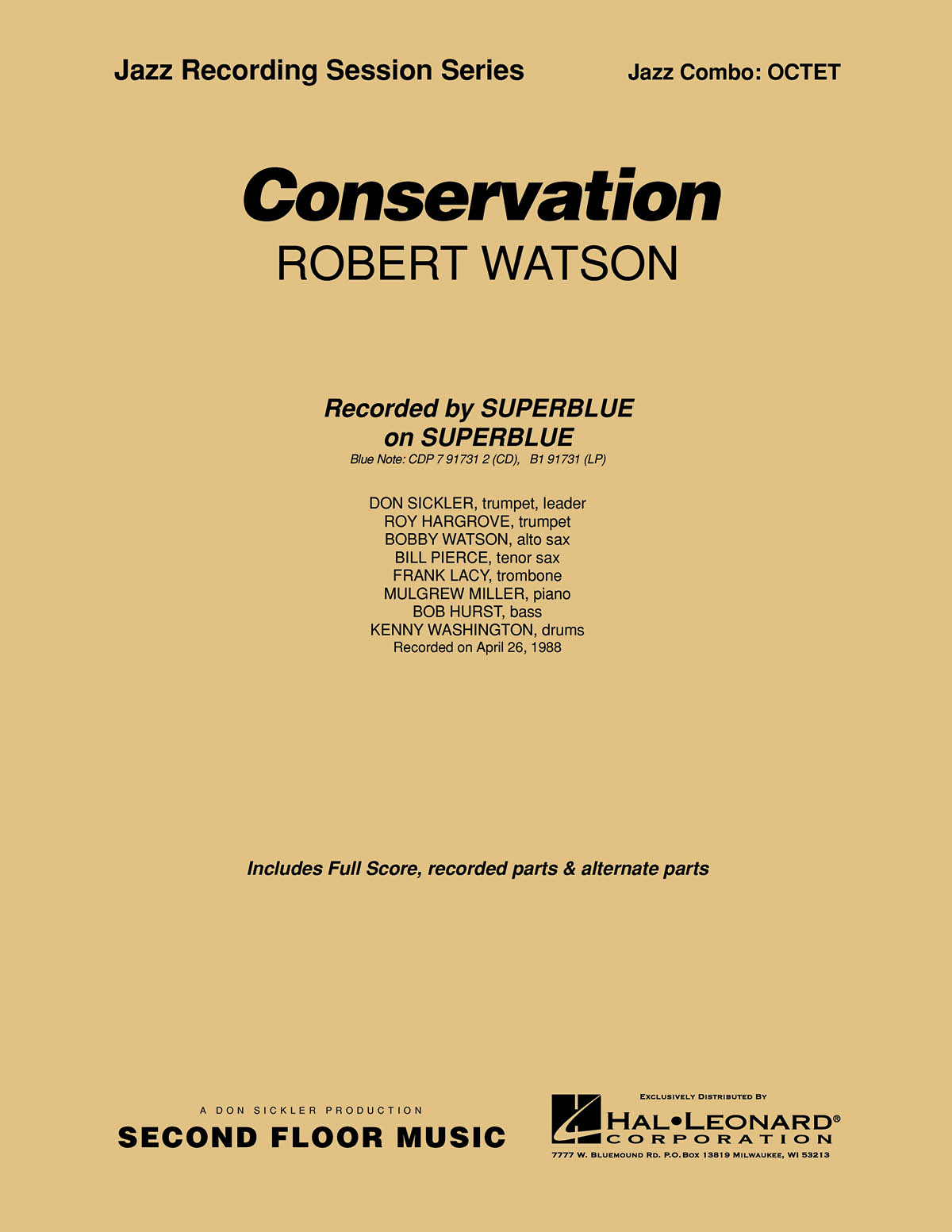 Conservation Octet(5 Horns plus Rhythm)