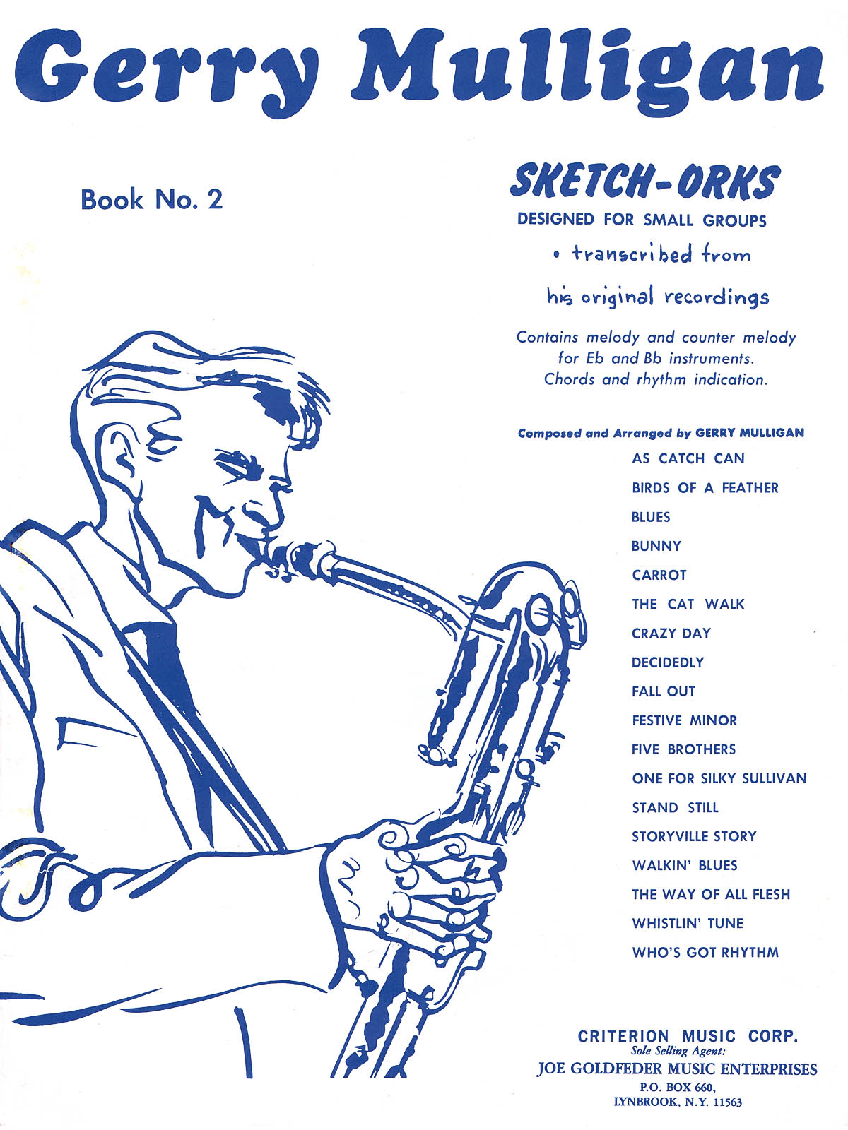 Gerry Mulligan: Sketch-Orks Book 2