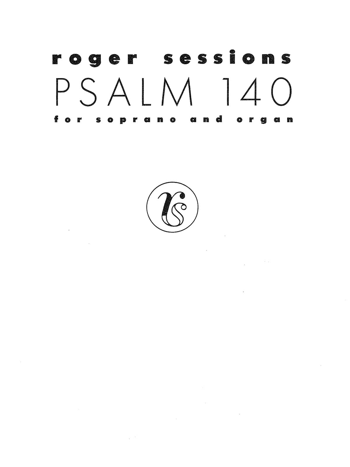 Psalm 14(Soprano and Piano)