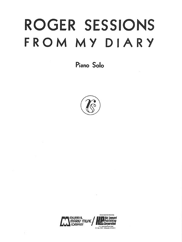 From My Diary(Piano Solo)