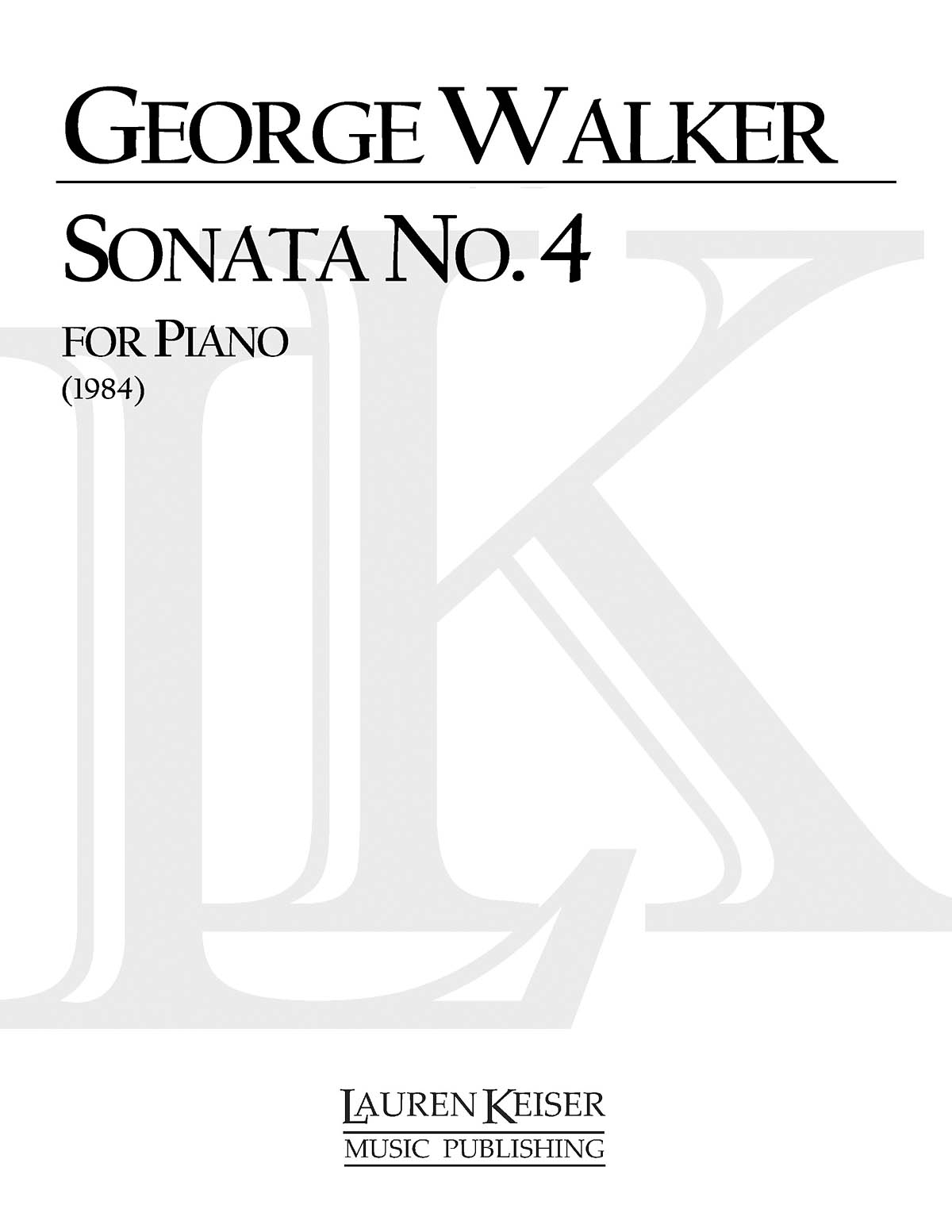 Piano Sonata No. 4