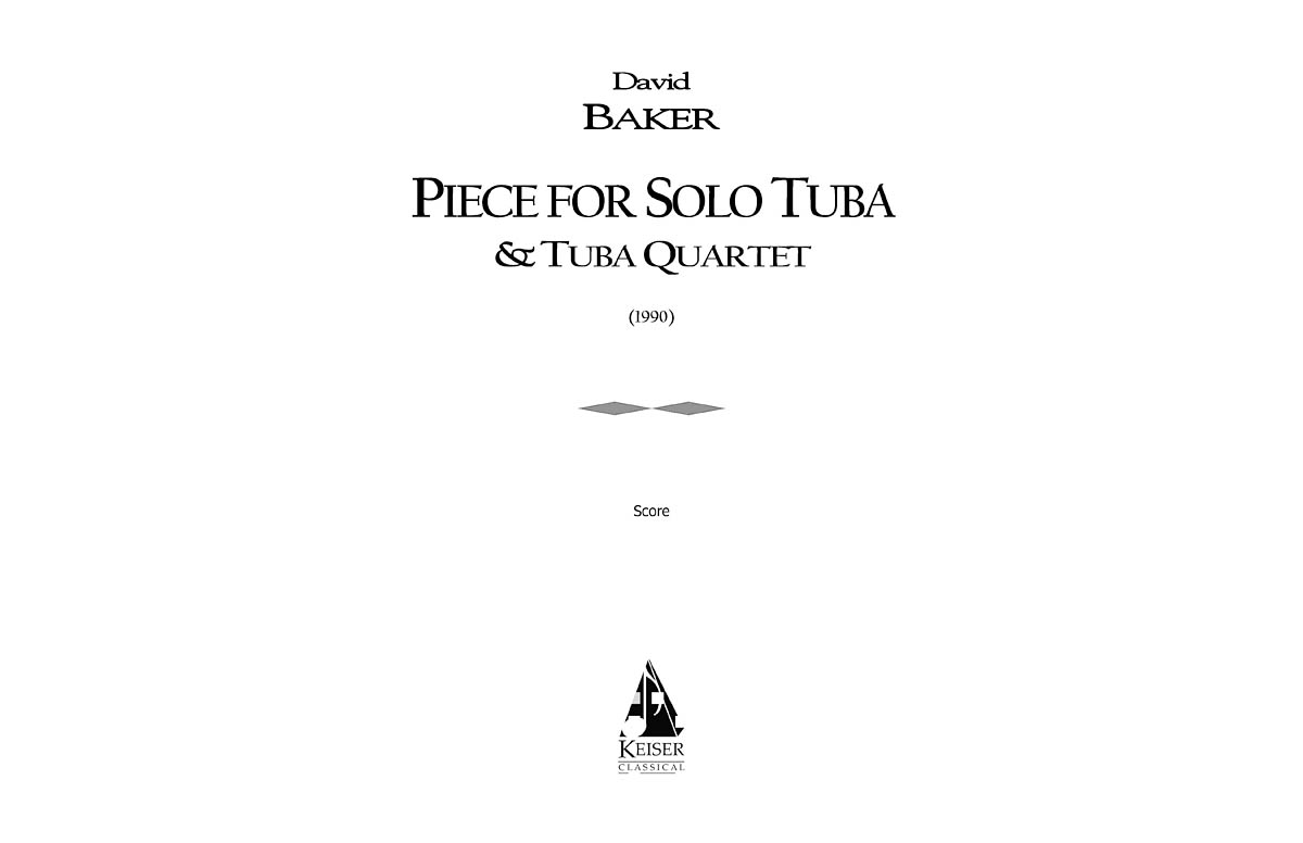 Piece for Solo Tuba/Tuba Quartet
