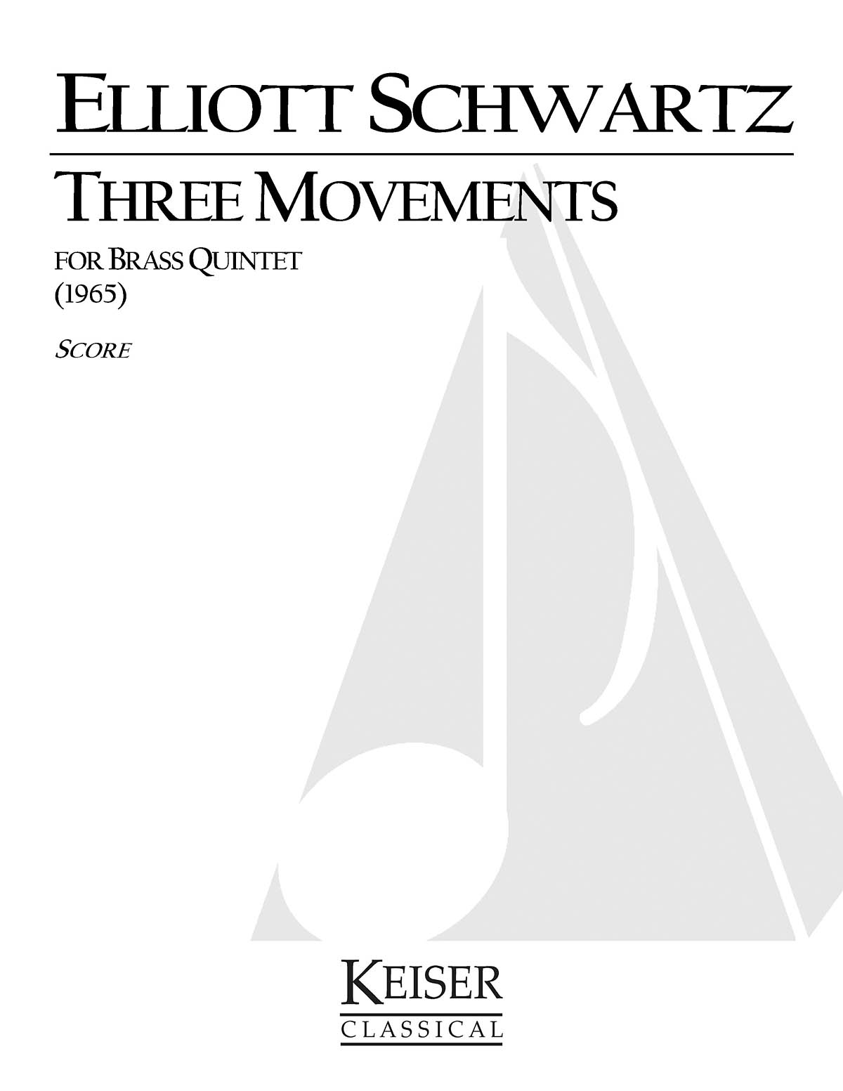 3 Movements for Brass Quintet