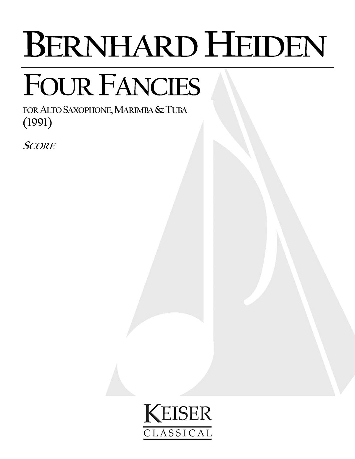 Bernhard Heiden: 4 Fancies