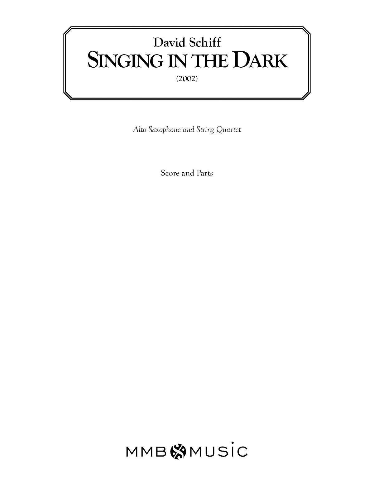 Singing in the Dark