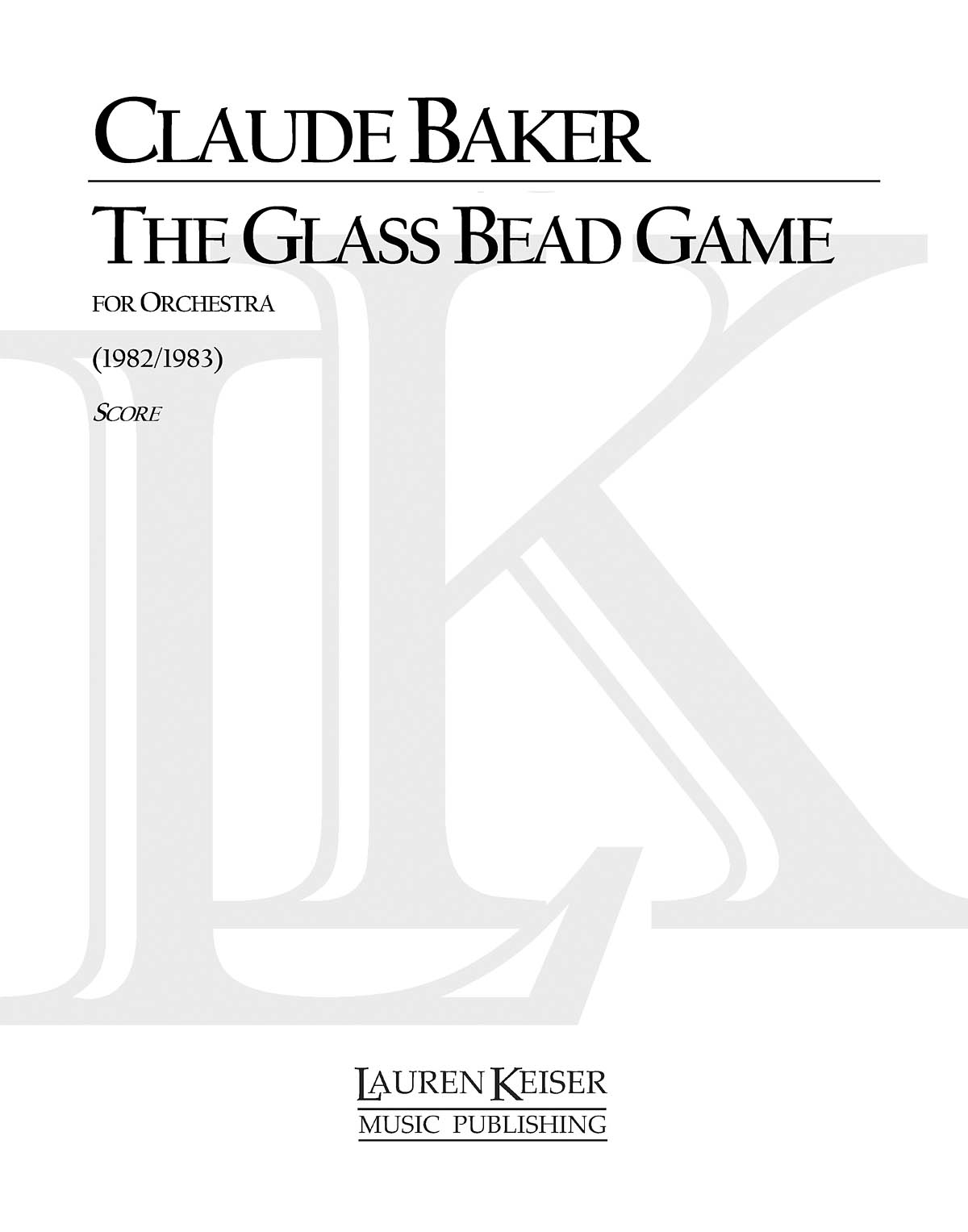 The Glass Bead Game