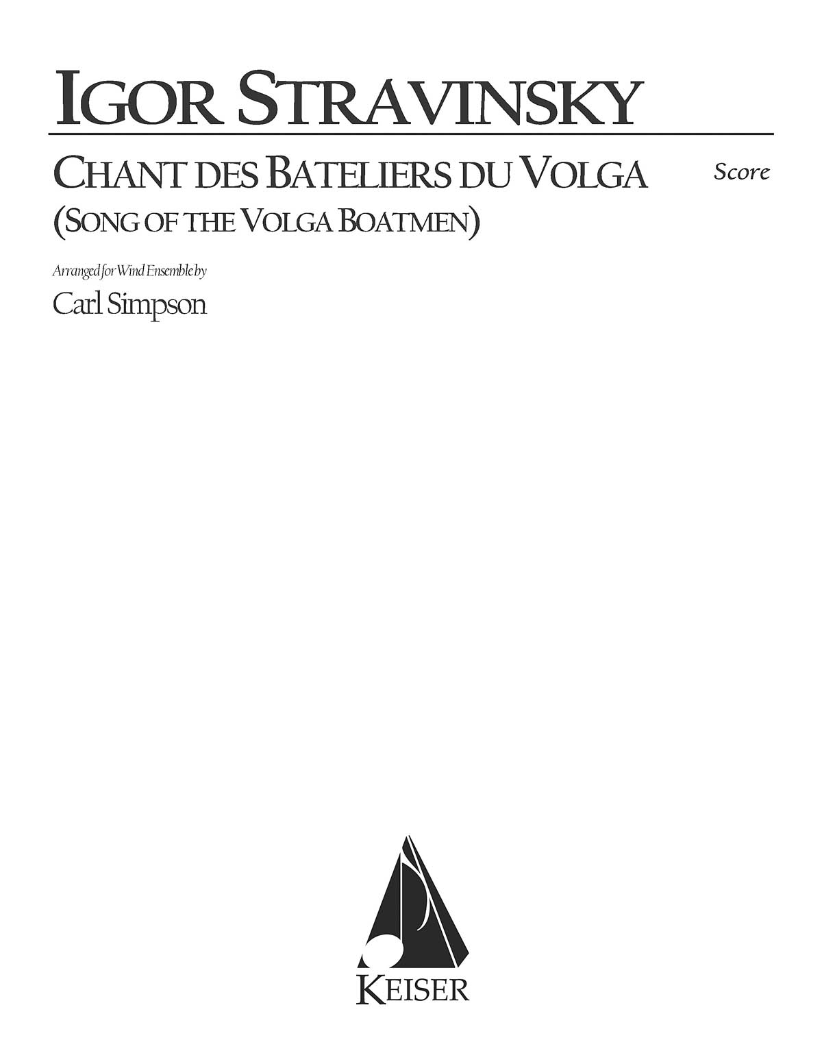 Chant des Bateliers du Volga