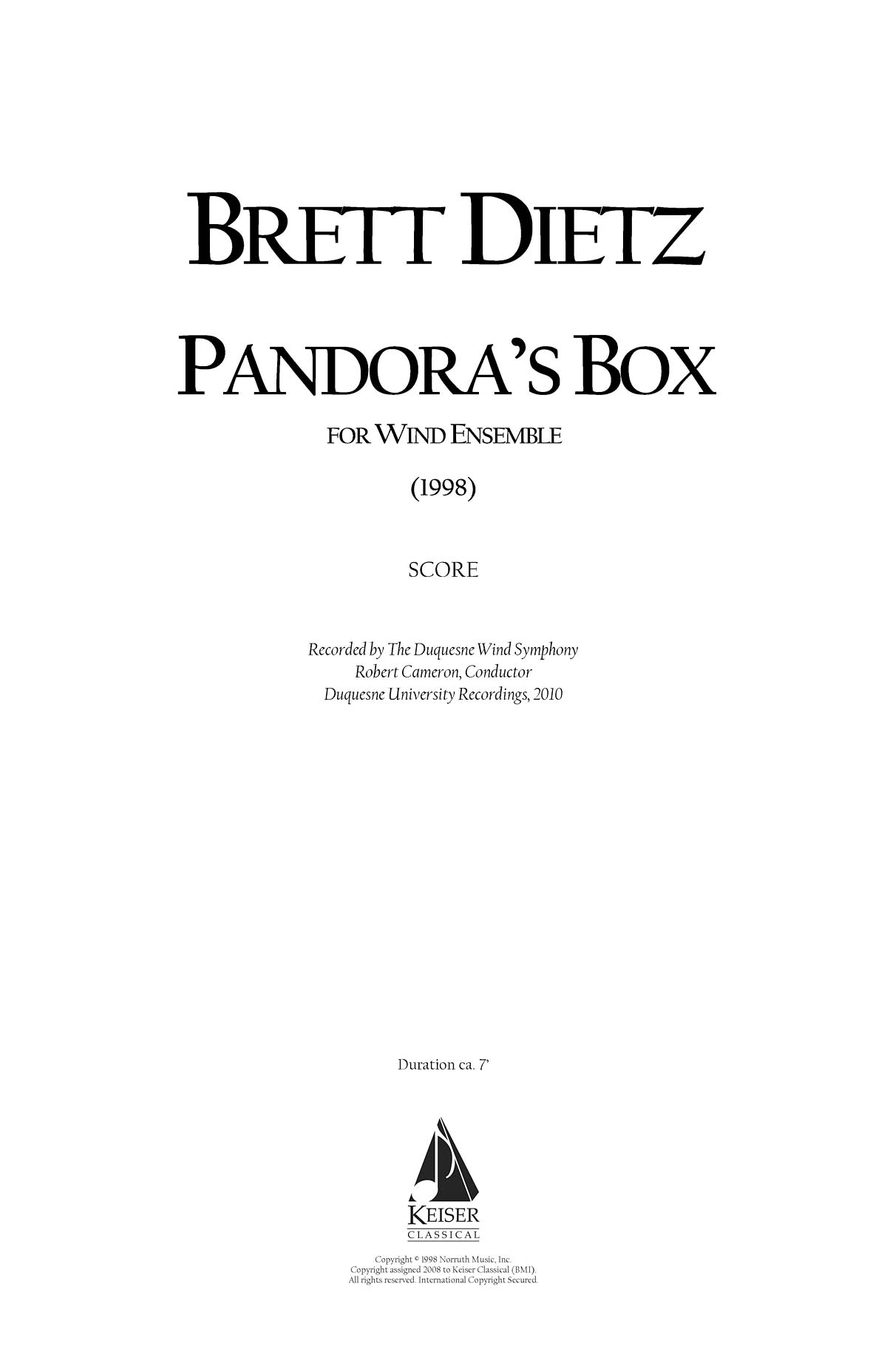 Pandora's Box