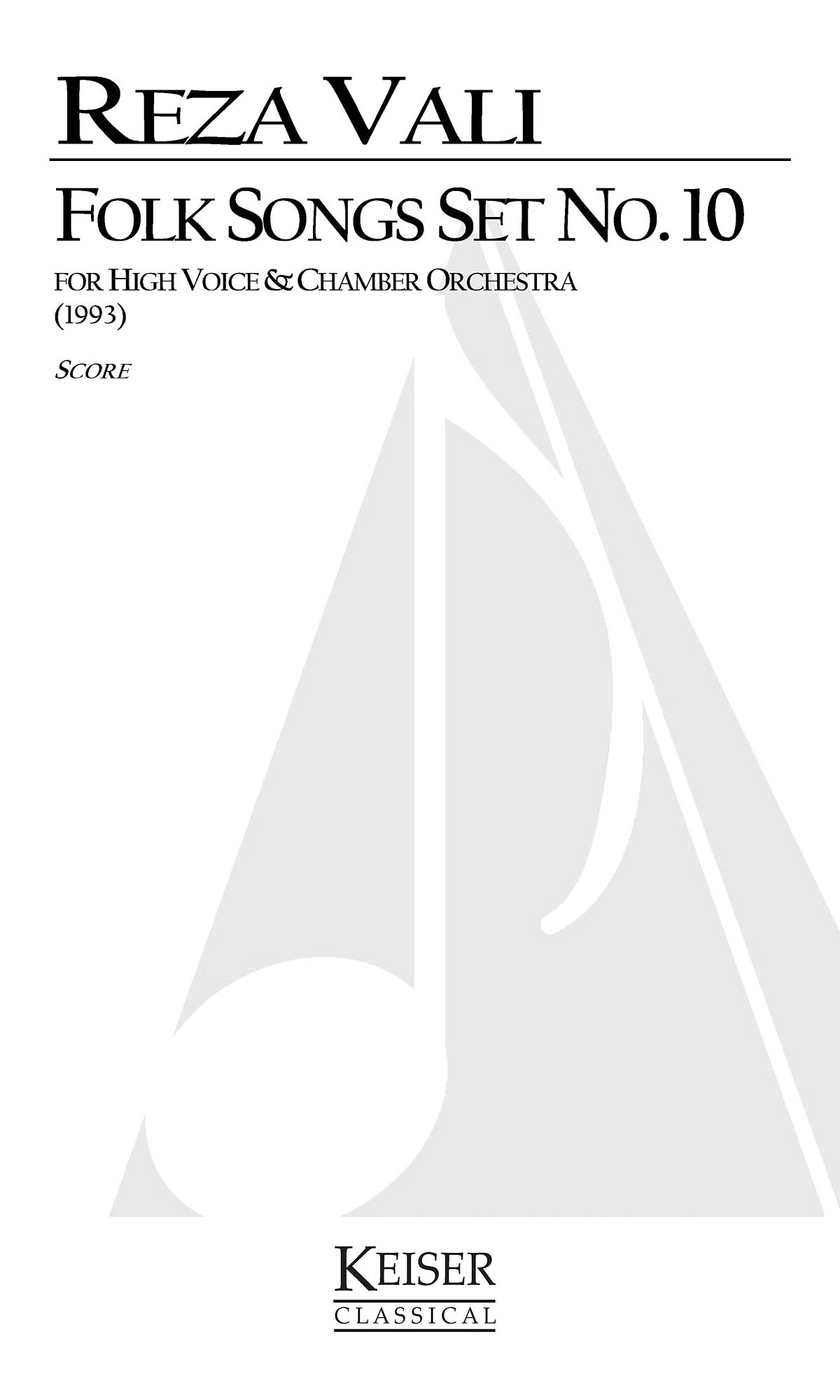 Folk Songs: Set No. 1