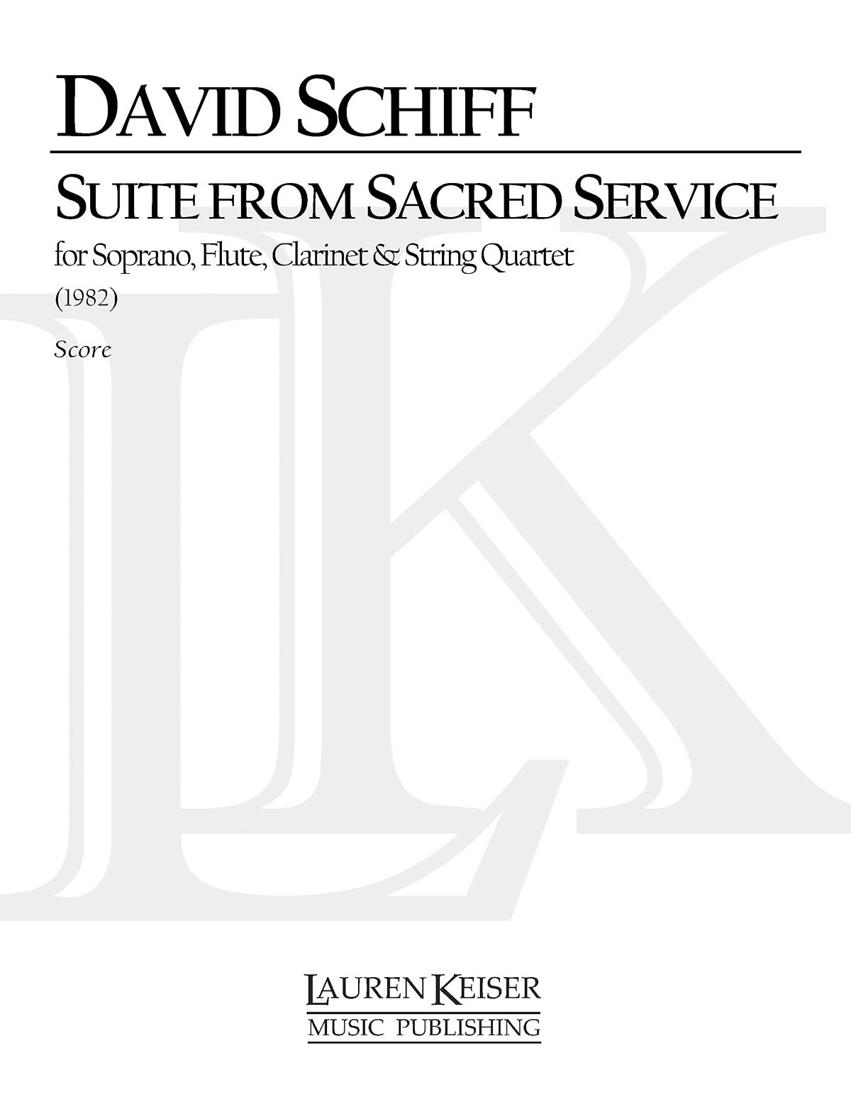 Suite from Sacred Service
