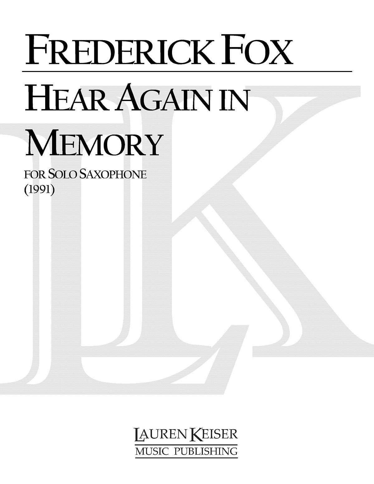 Hear Again in Memory
