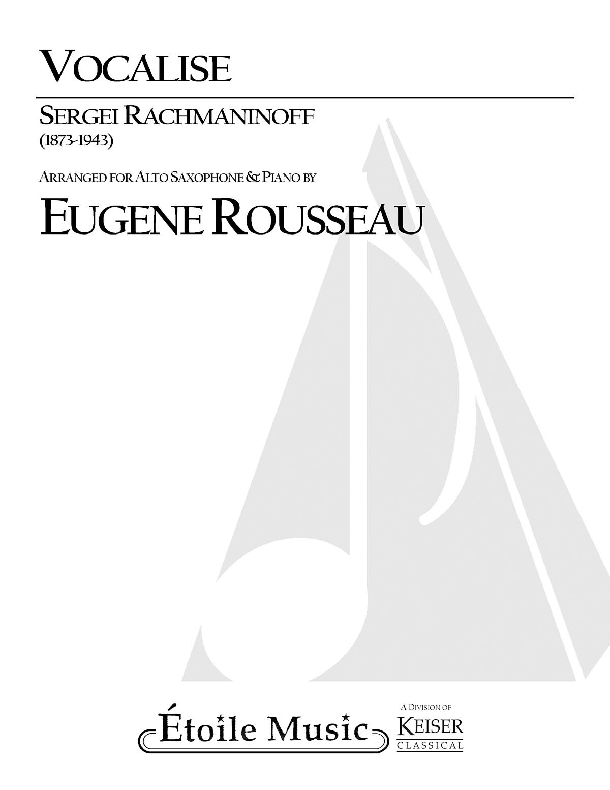 Vocalise, Op. 34 No. 14