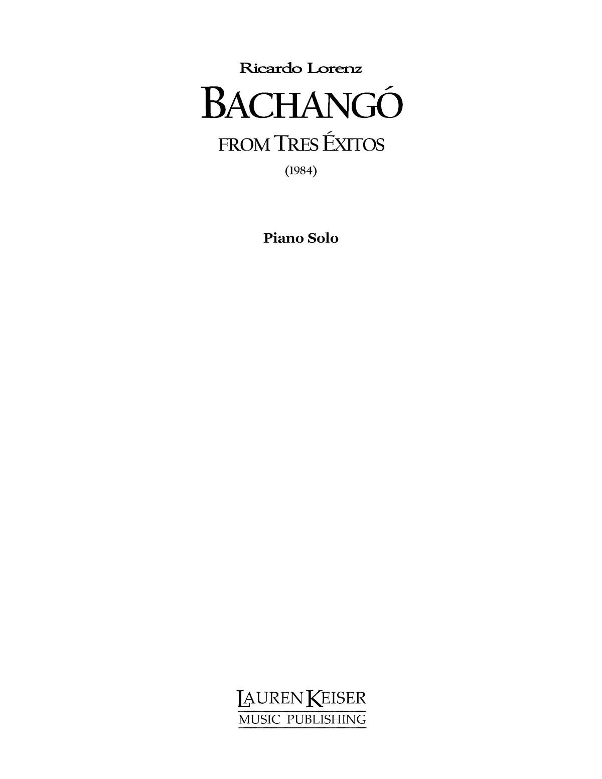 Bachango: from Tres Exitos