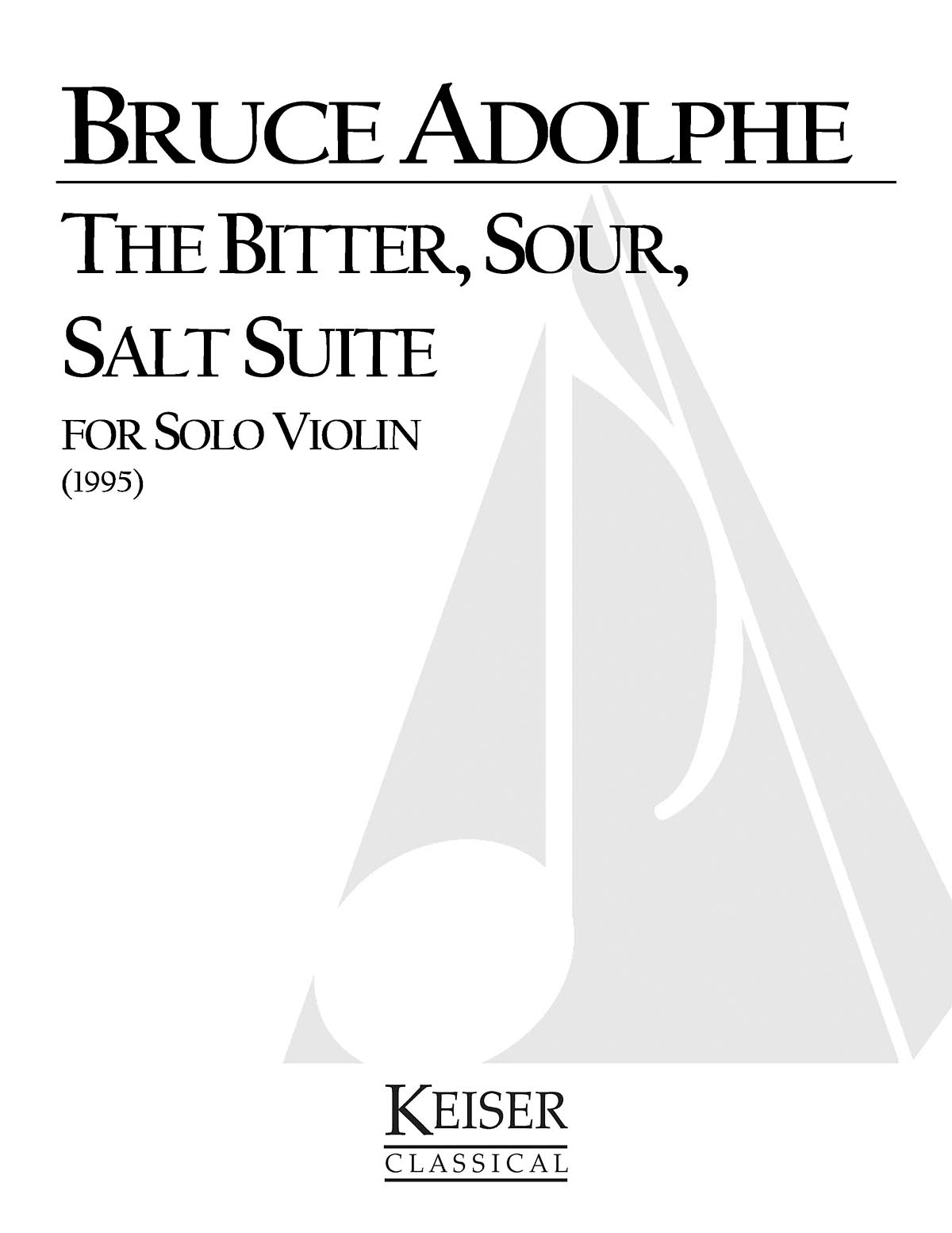 Bitter, Sour, Salt Suite