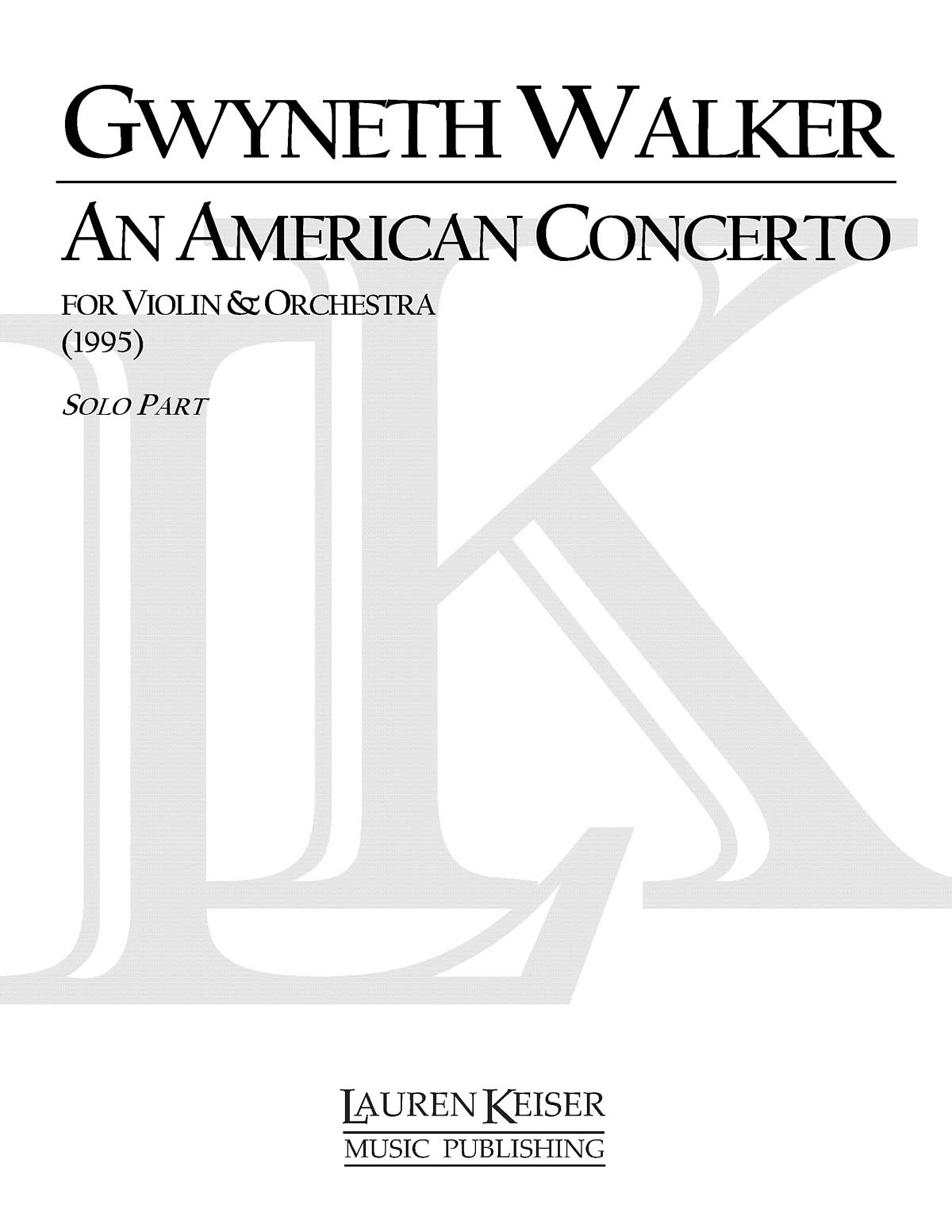 An American Concerto for Violin