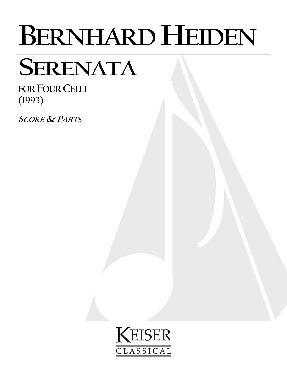 Serenata for Four Celli