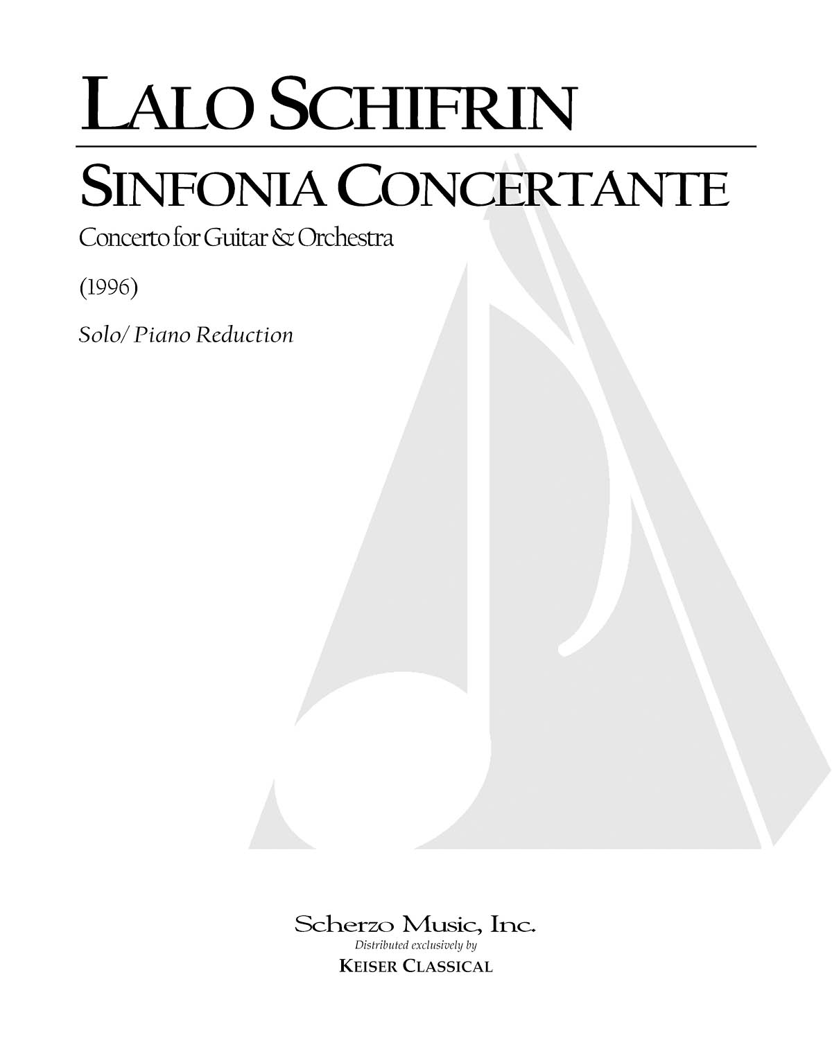 Sinfonia Concertante for Guitar and Orchestra