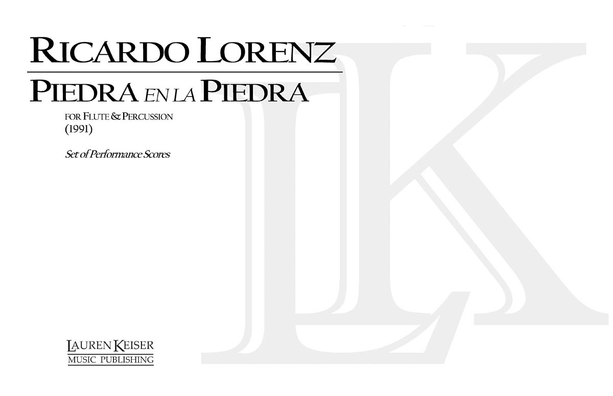 Piedra en la Piedra(for Flute and Percussion)