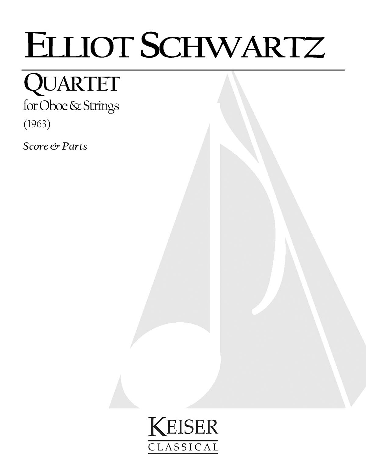 Quartet for Oboe and Strings(Violin, Viola, Violoncello)