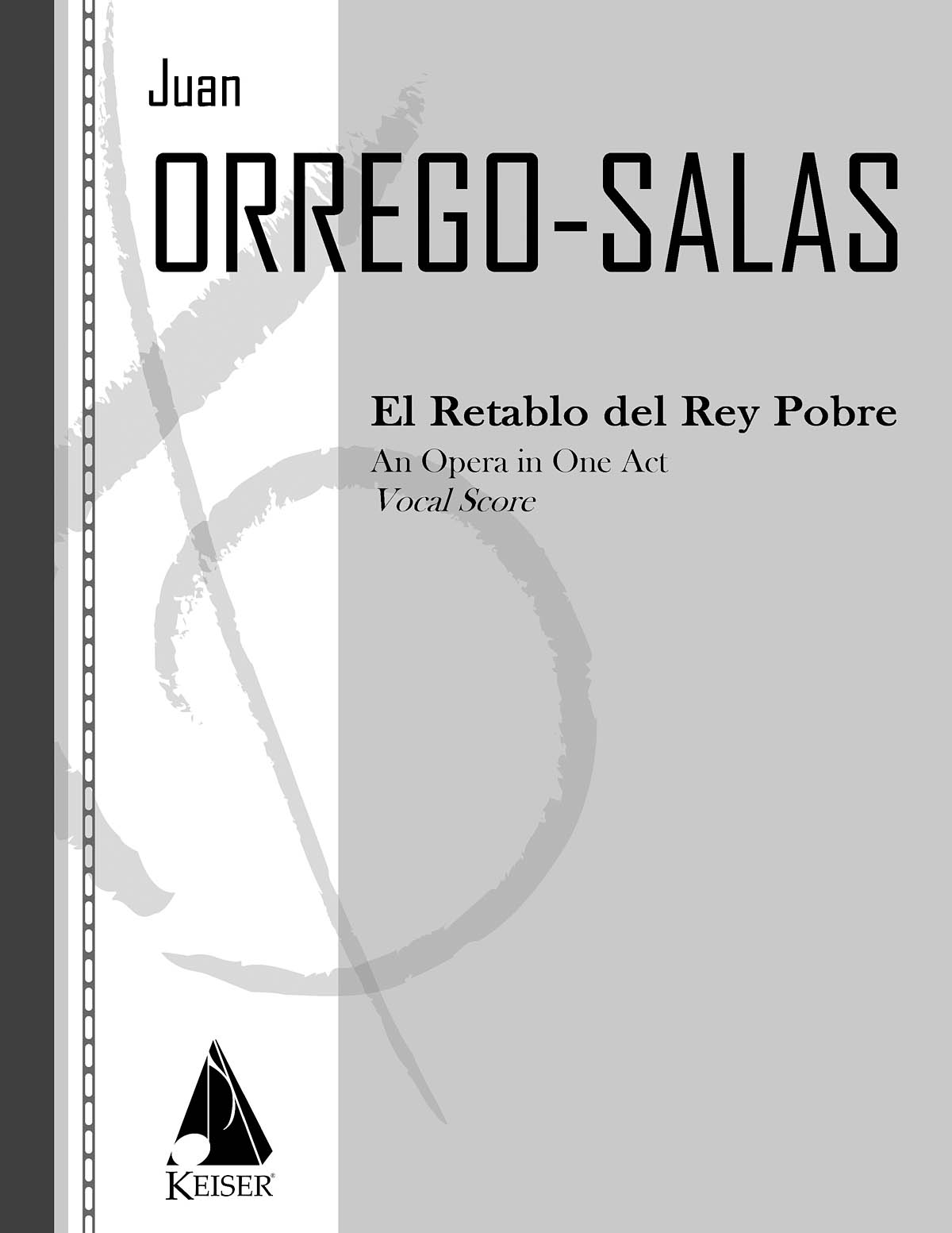 El Retablo del Rey Pobre(Opera Vocal Score)