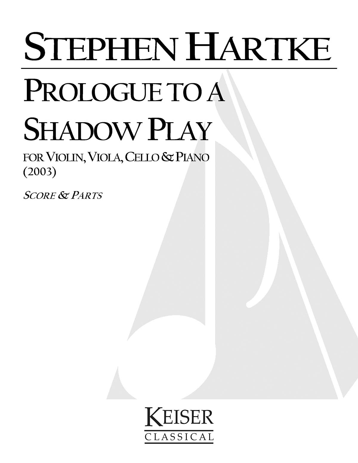Prologue to a Shadow Play