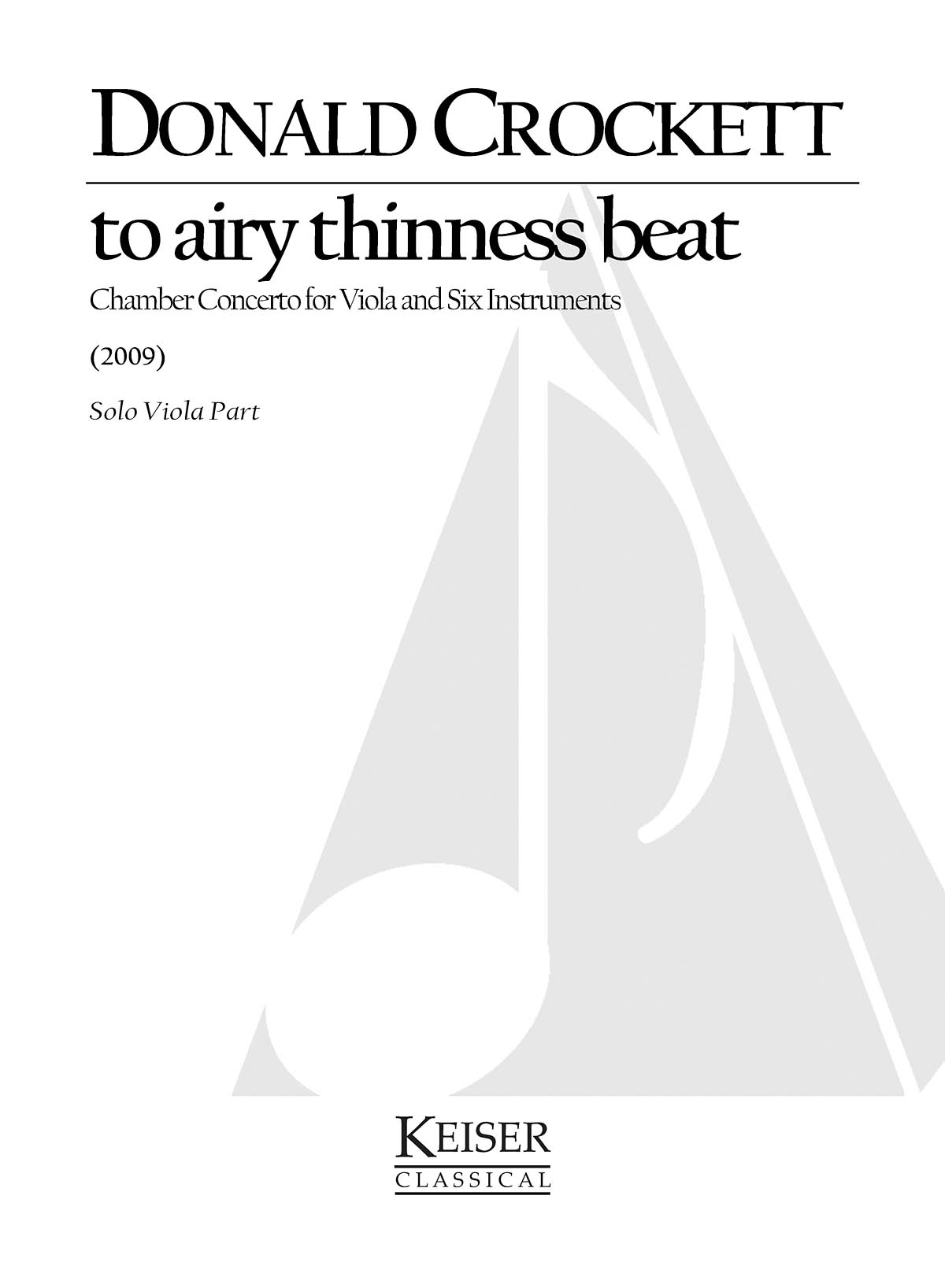 To Airy Thinness Beat