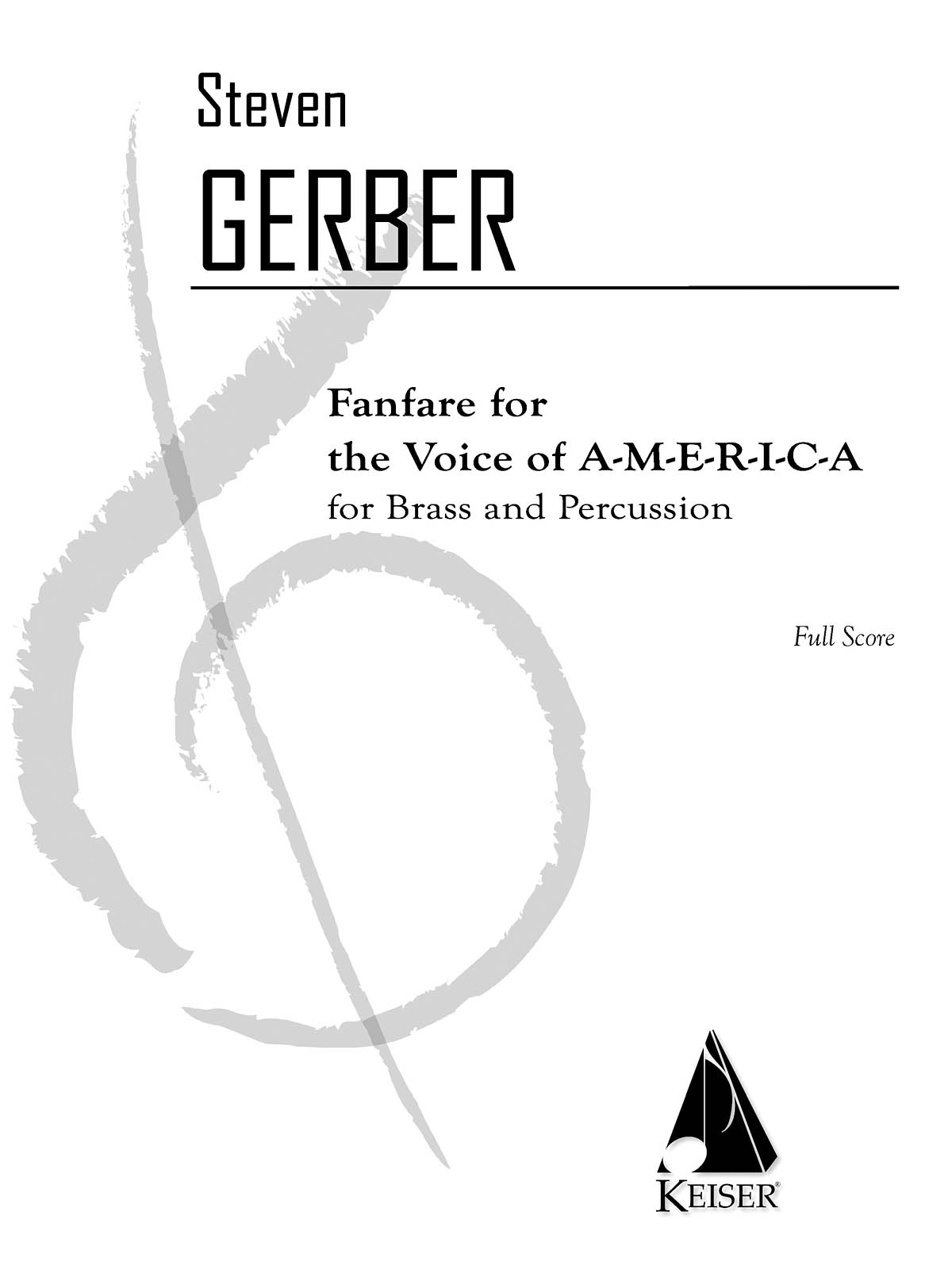 Fanfare For The Voice of A-M-E-R-I-C-A(for Brass Band and Percussion)