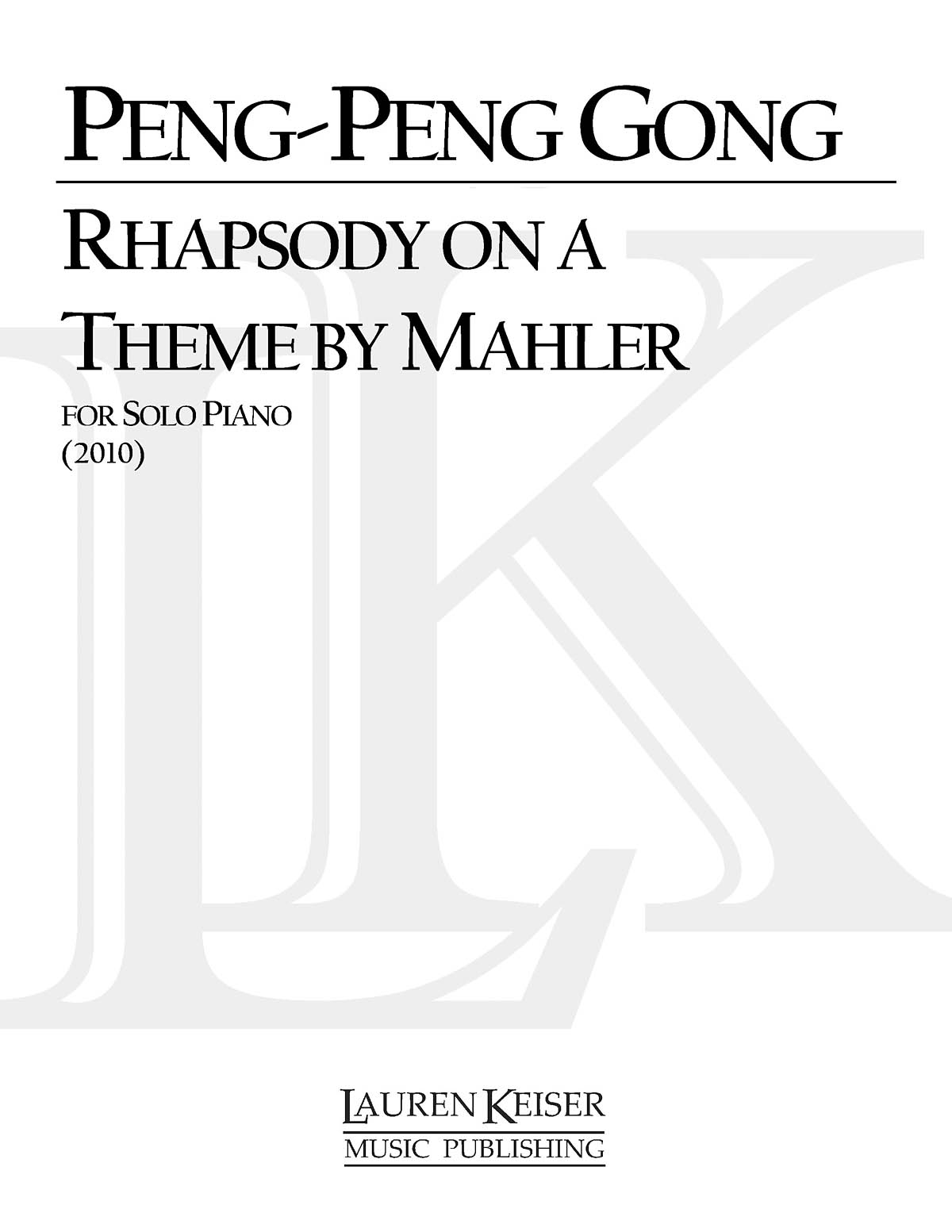 Rhapsody on Theme by Mahler
