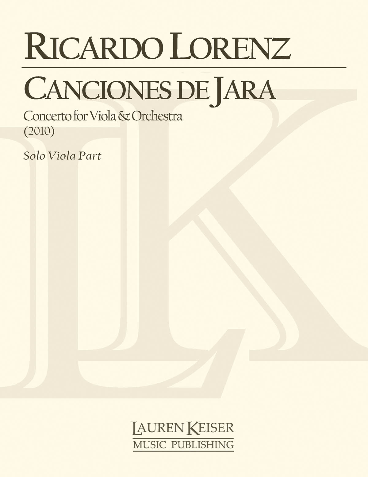 Canciones de Jara: Concerto