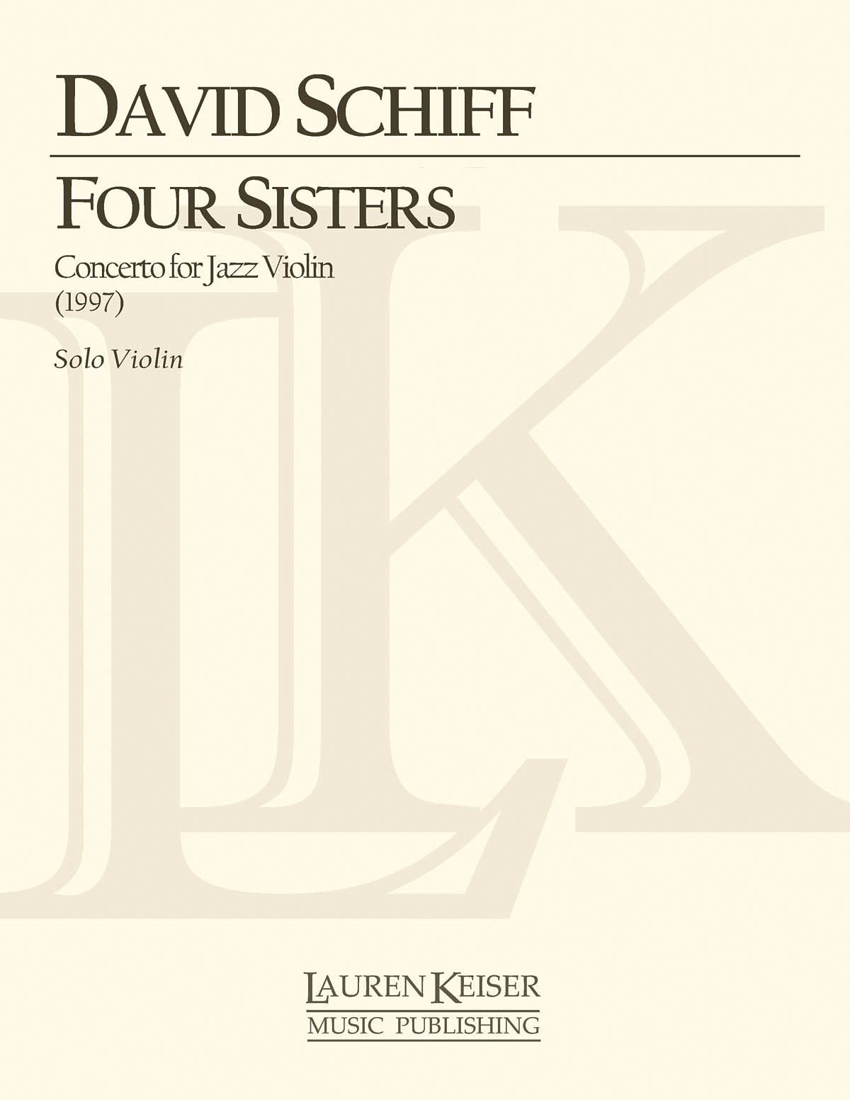 Four Sisters: Concerto for Jazz Violin