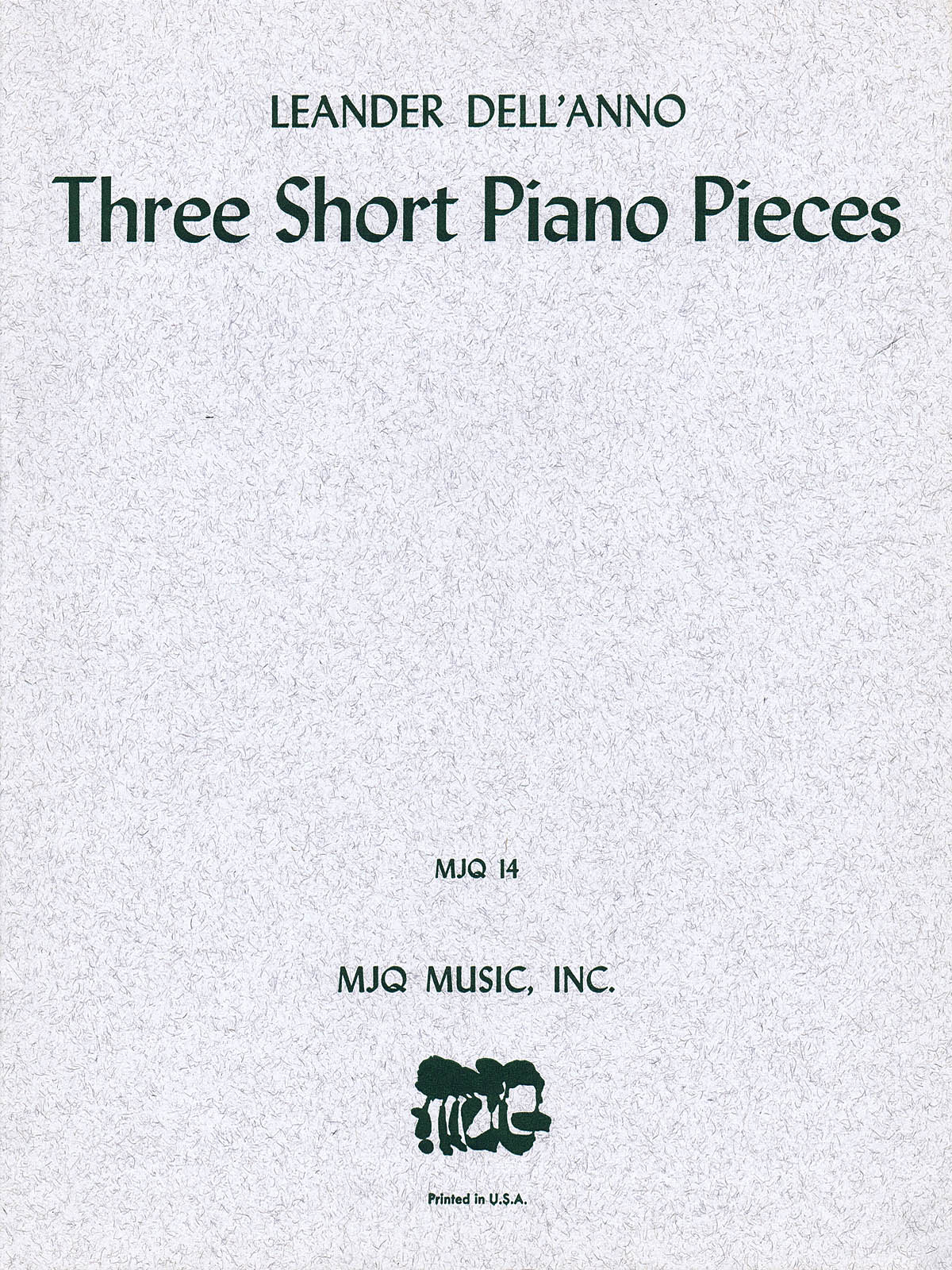 Three Short Piano Pieces