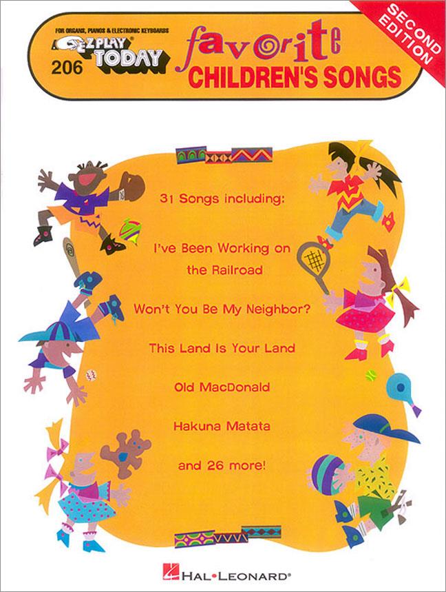 Favorite Children's Songs - 2nd Edition(E-Z Play Today Volume 26)