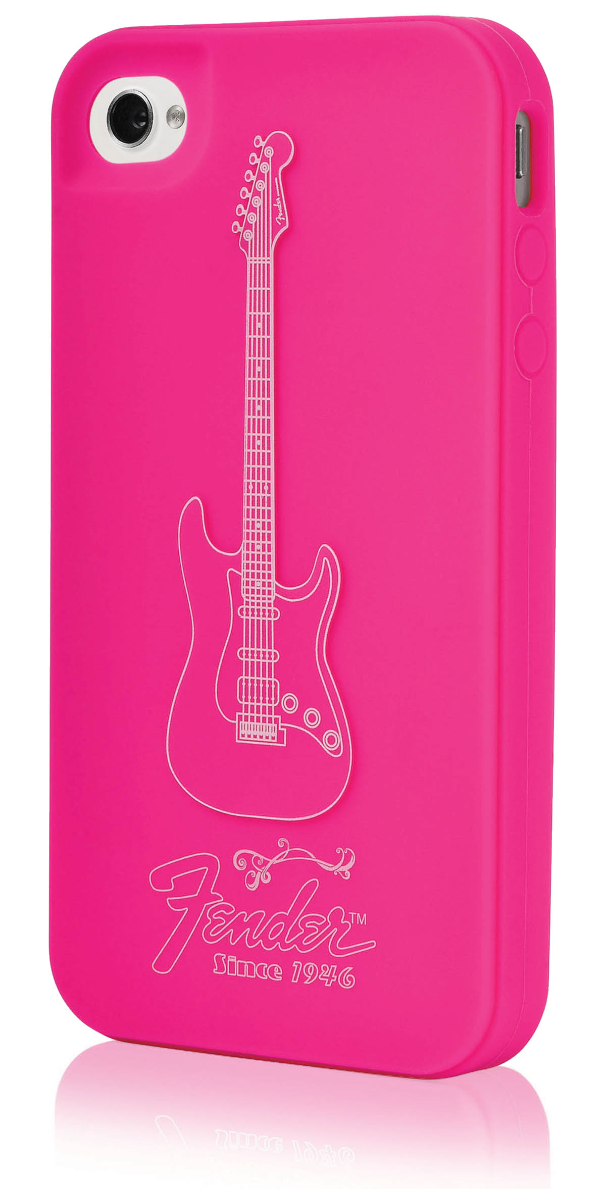 Fender iPhone 4 Protective Magenta Pick Silicone(Case)