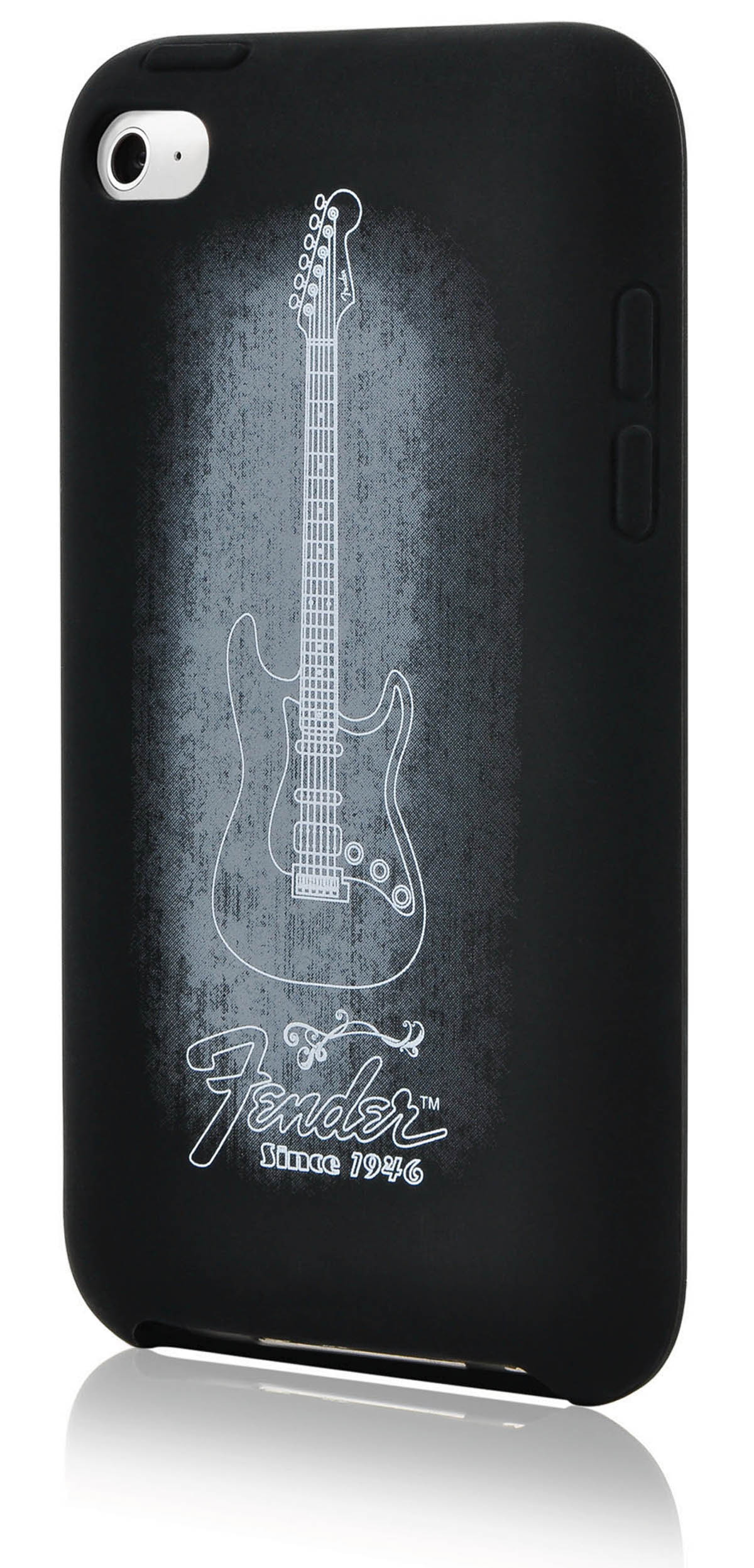 Fender iPod Touch 4th Gen Protective Genuine Black(Black Silicone Case)
