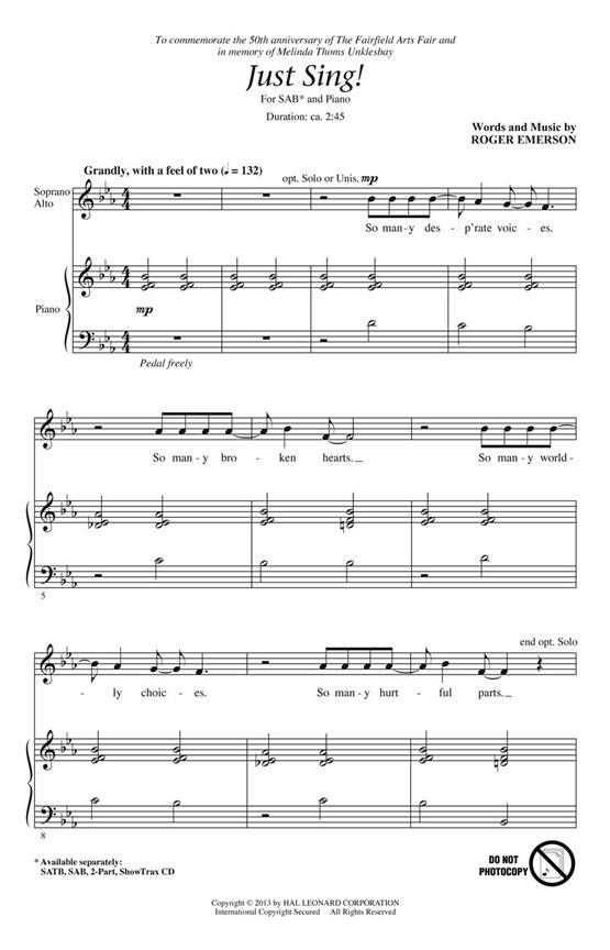 Just Sing!