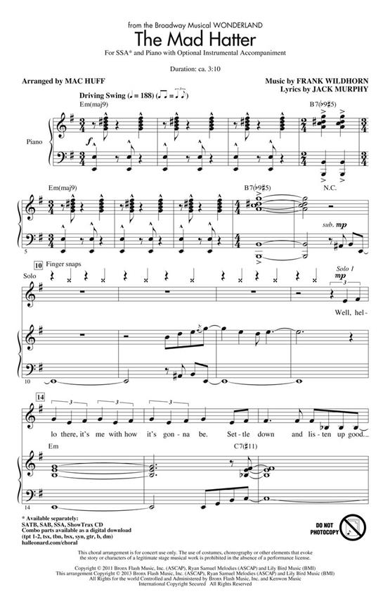 The Mad Hatter(from Wonderland)